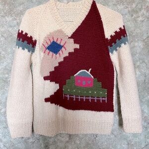 V I N T A G E  Handmade Quirky Cottage Sweater